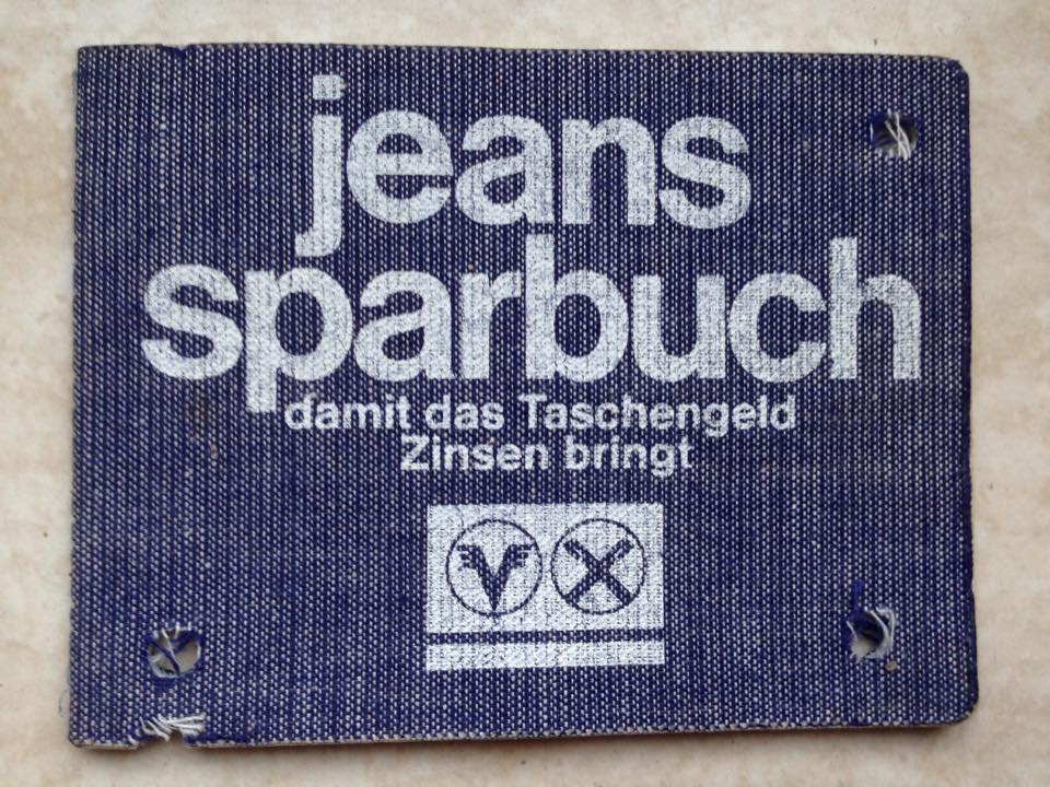 Jeans-Sparbuch Volksbank