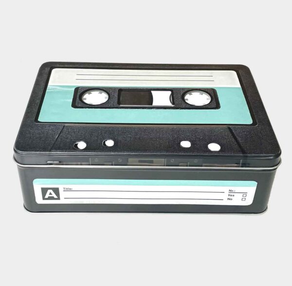 Geschenkdose "Kassette" mit 1 kg Retro-Süßigkeiten – Bild 2