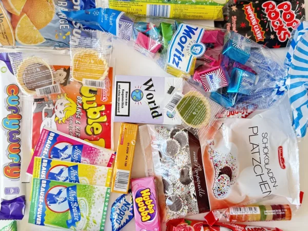 Geschenkdose "Kassettenrekorder" mit 850g Retro-Süßigkeiten – Bild 4