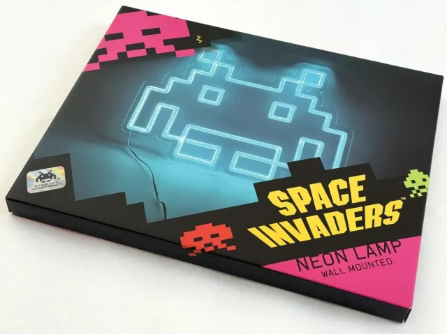 Space Invaders LED Retro-Leuchte