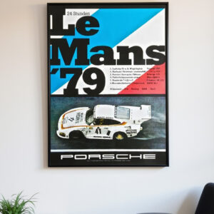 Porsche Poster vom Leman Rennen in 1979