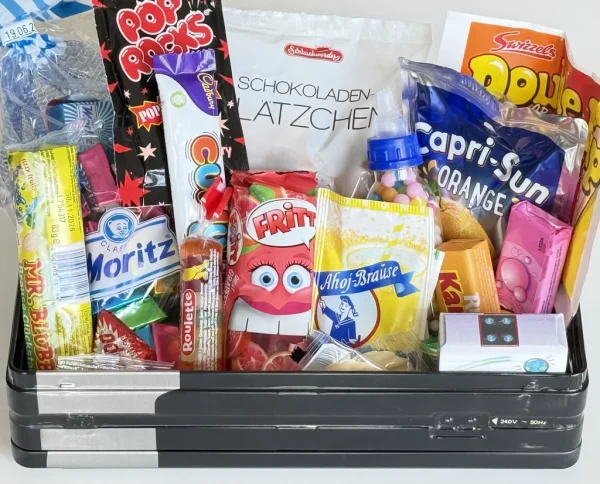 Geschenkdose "Kassettenrekorder" mit 850g Retro-Süßigkeiten – Bild 5