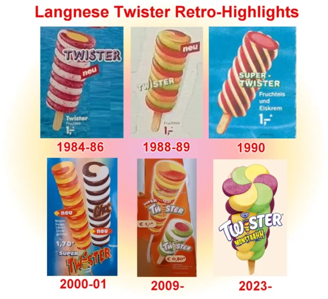 Langnese Twister Kulteis alle Varianten im Überblick