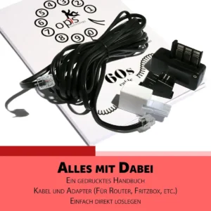 Retro-Wählscheibentelefon Zubehör