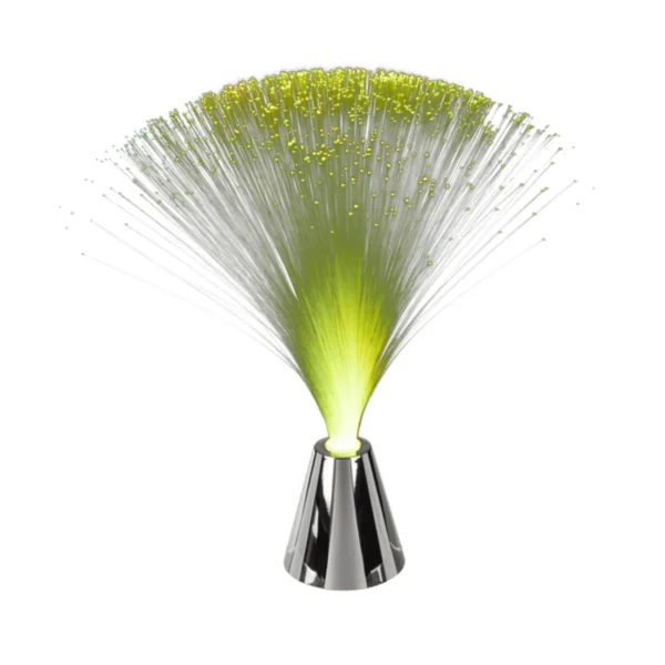 Glasfaser LED Leuchte mit gelbem Farbwechsel