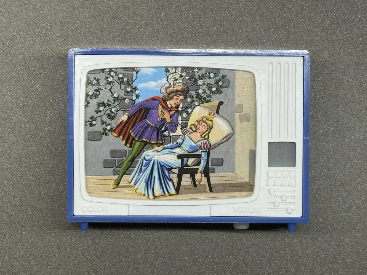 Gucki Fernseher Bildbetrachter mit Dornröschen-Bildern