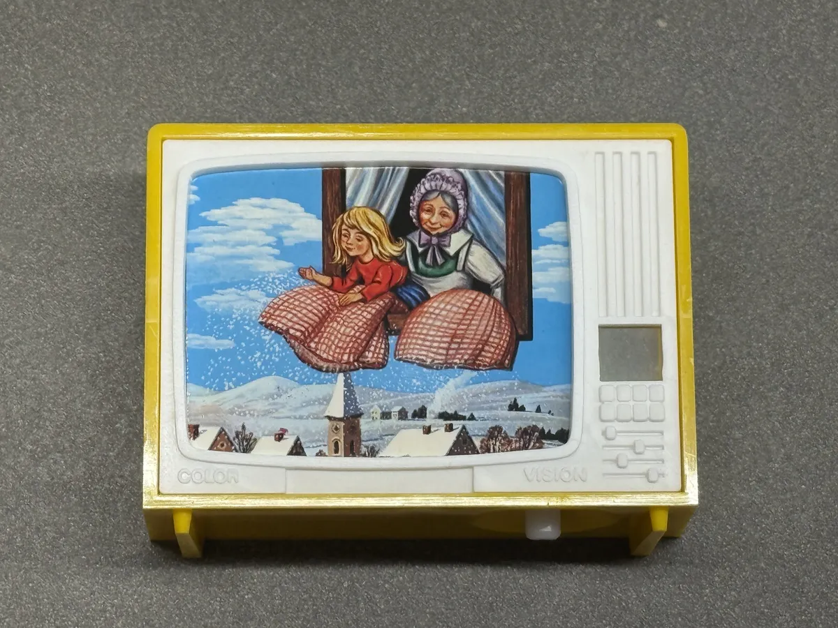 Gucki Fernseher Bildbetrachter mit Frau-Holle-Bildern