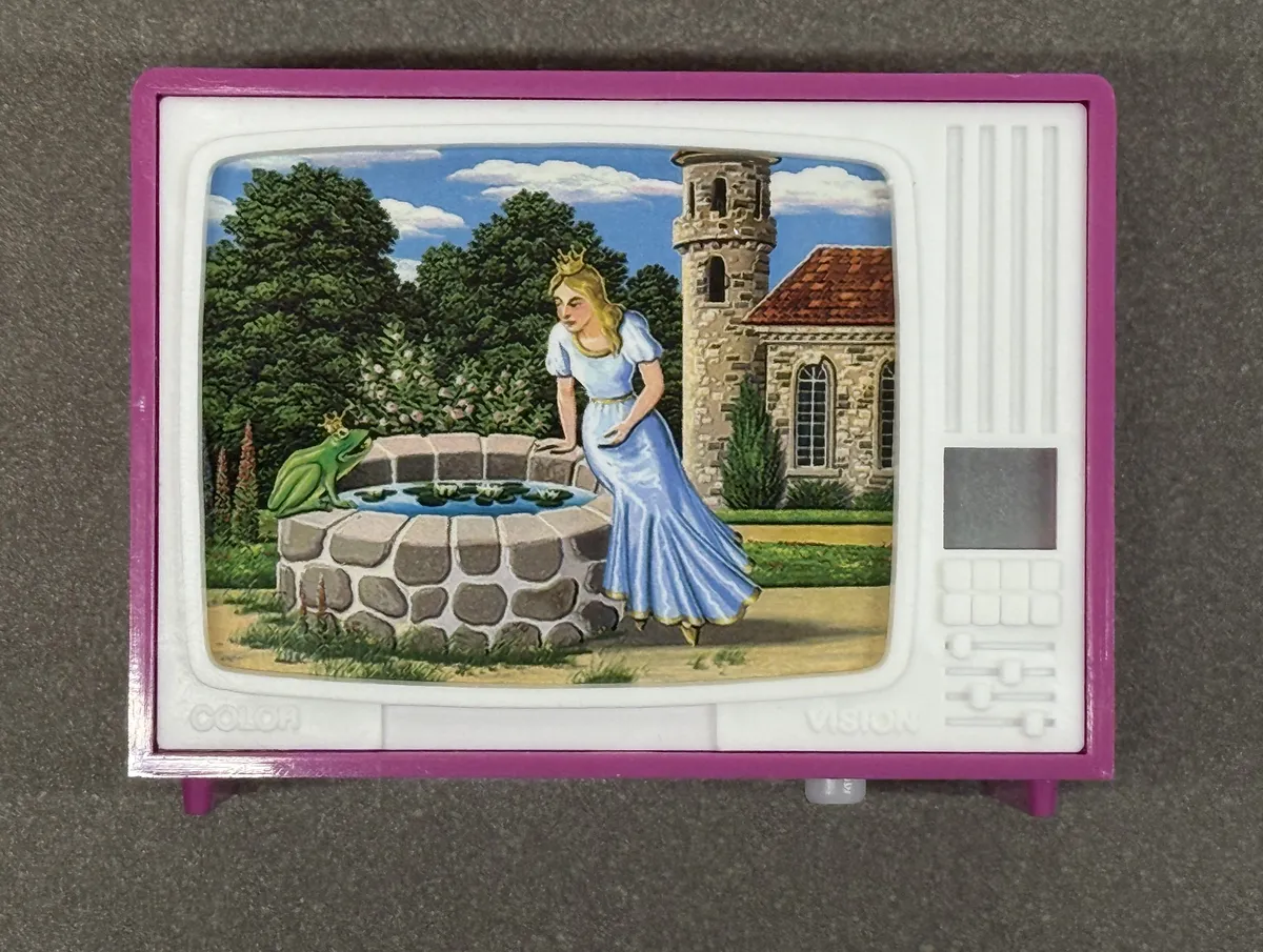 Gucki Fernseher Bildbetrachter mit Froschkönig-Bildern