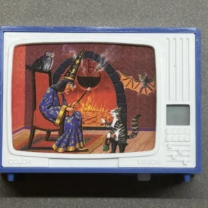 Gucki Fernseher Bildbetrachter mit gestiefelte Kater-Bildern