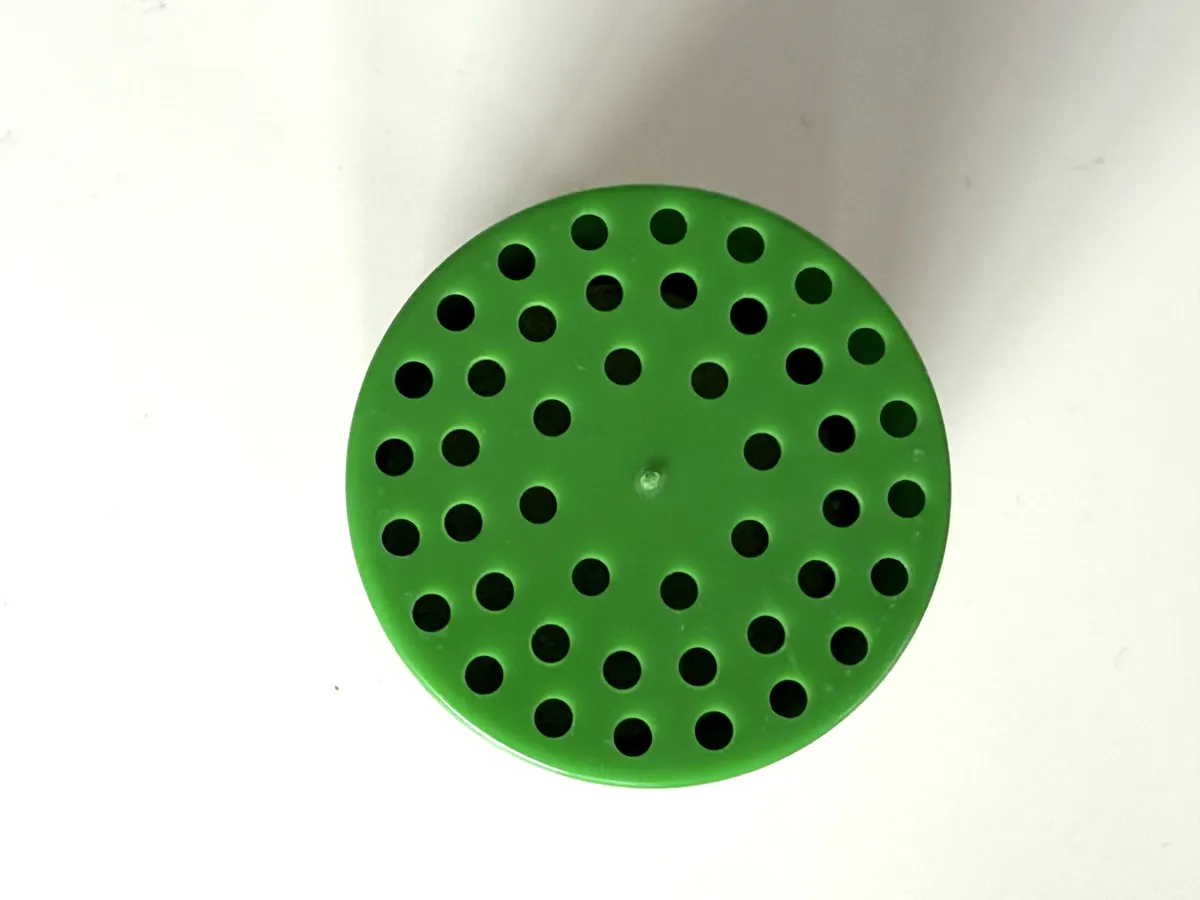 Tierstimmen Geräuschdose Kuh Muh in der Draufsicht