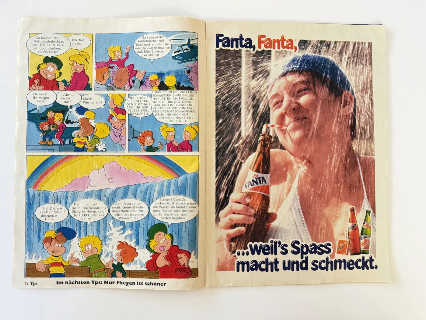 Yps Heft Beispiel-Inneseiten mit werbung